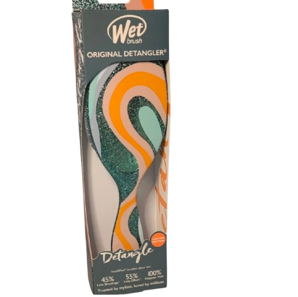 Wet Brush Original Detangler - Glitter Vortex Teal